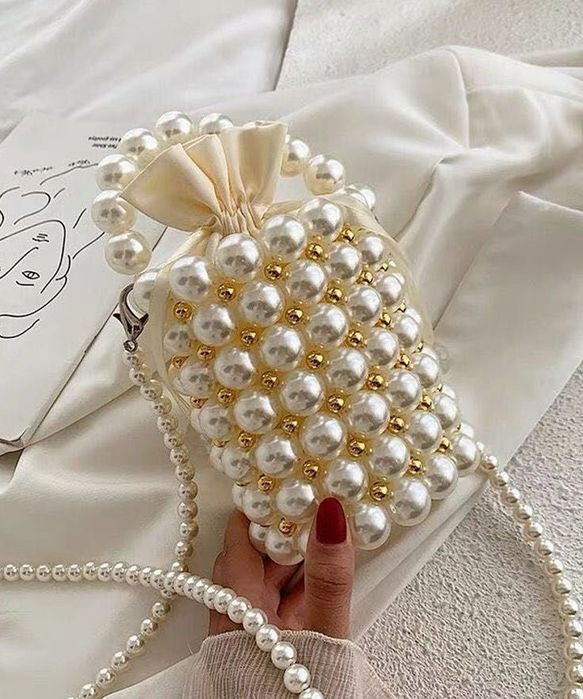 Сумка з намистин «Ціліндр»