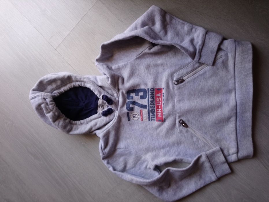 Conjunto de 2 t-shirts e 1 sweatshirt Timberland 6 anos