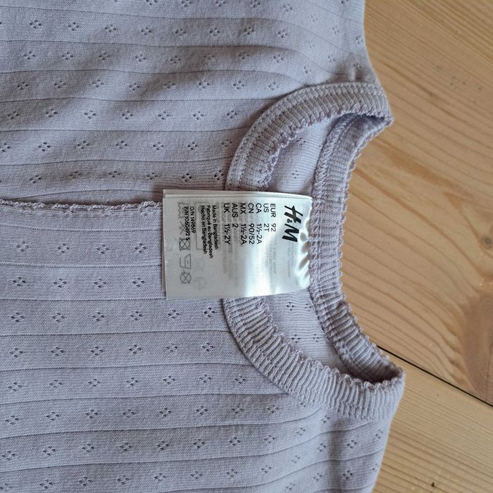92 2 lata H&M rampersy bawełna organiczna
