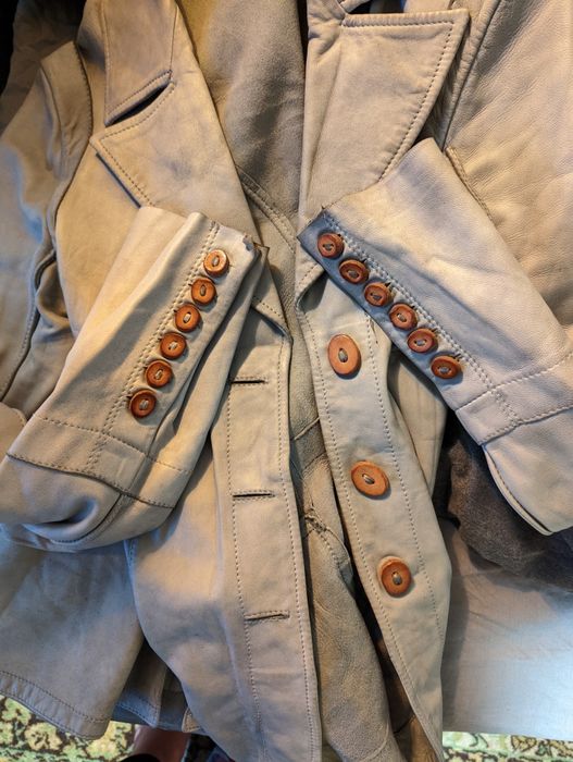 кожаный пиджак Isaac Sellam experience