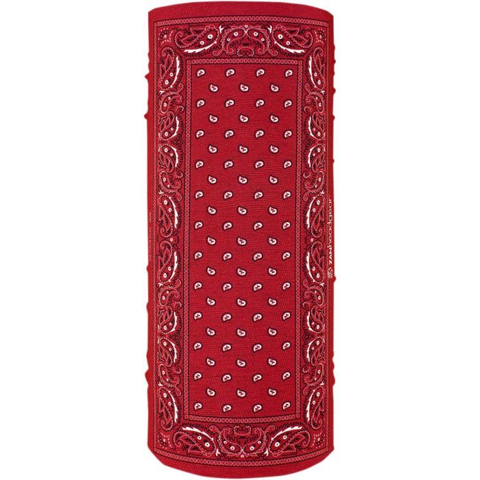 zan headgear motley tube paisley red all weather one size 25020055