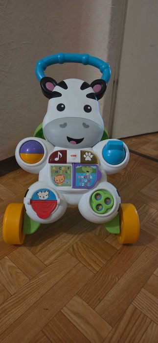Fisher Price Interaktywny chodzik Zebra