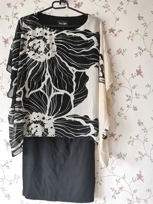 Sukienka z narzutka, elegancka