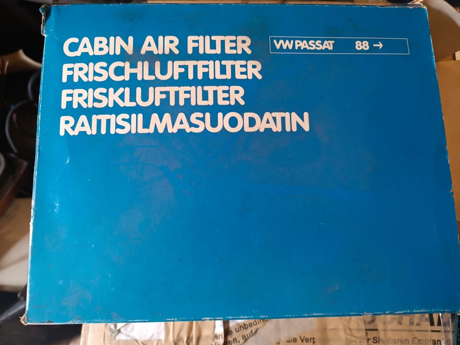 Orginalny filtr Kabinowy Passat po 88 roku