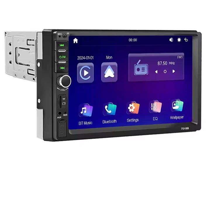 Магнітоли 1DIN та 2DIN 7018B – MP5, Bluetooth, камера заднього ходу!