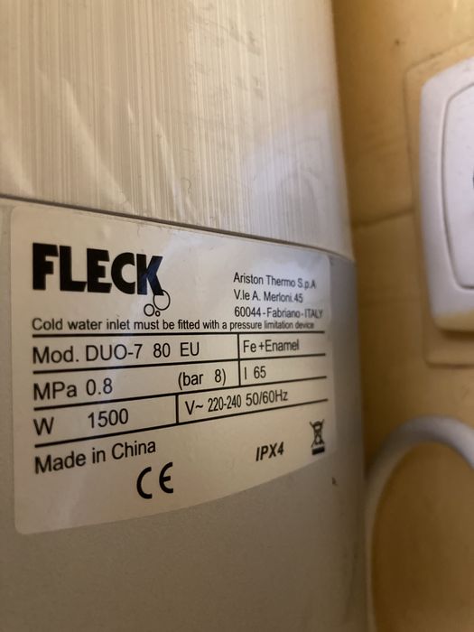 ARISTON -Termoacumulador Fleck  Duo 7 - 80L