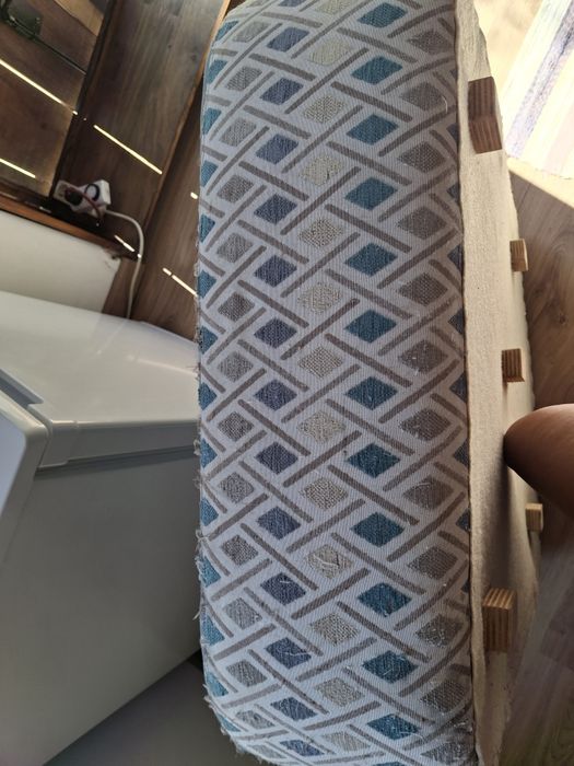 Cama feita à mão cão grande
