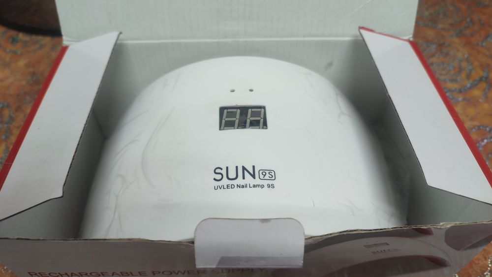 LED + UV лампа для ногтей Sun 9S, лампа для нігтів