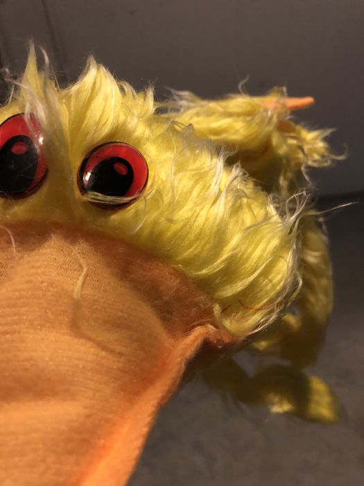 Marioneta peluche pássaro