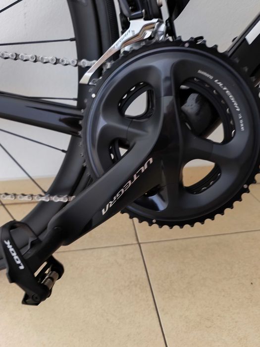 Bicicleta Trek Emonda SL 6 PRO Disc n° 50 como nova , com pedais look keo em carbono e kit de lanternas da bontrager