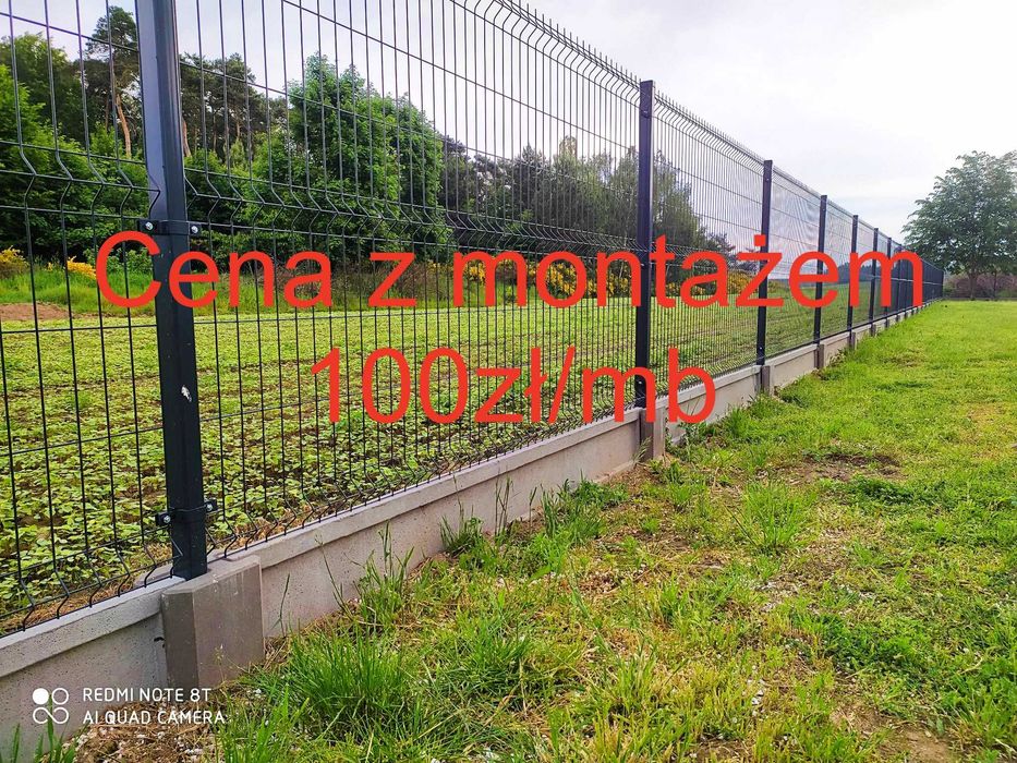 Ogrodzenie panelowe. Montaż ogrodzeń