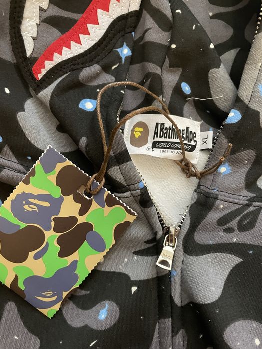 Зіп худі Бейп Космос Zip hoodie Bape A bathing ape