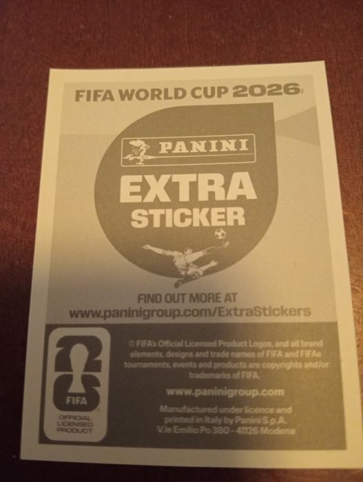 Cromo do mundial