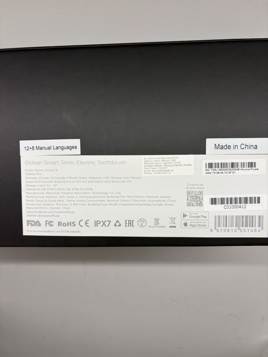 Oclean x pro 3 końcowki idealna