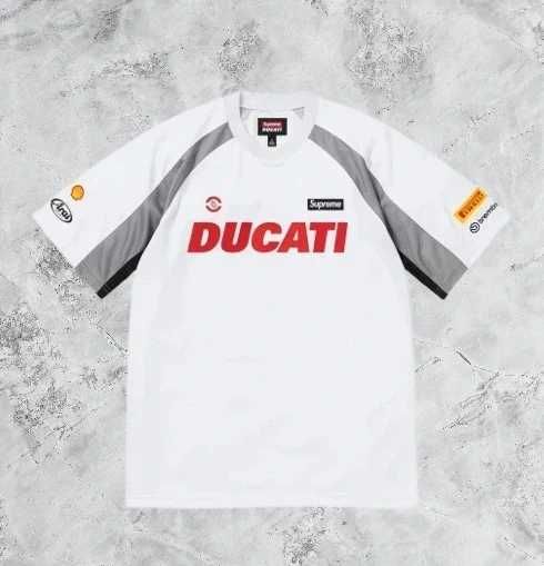 Supreme x Ducati Soccer Jersey White
