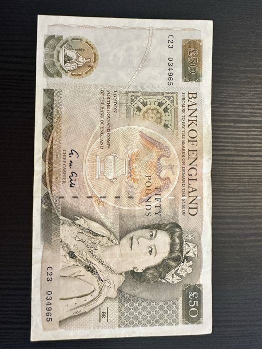Bank of England £50 Gbp