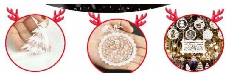 Naklejki na okno statyczne świąteczne Boże Narodzenie białe 2 arkusze