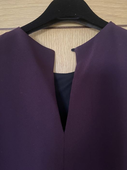 Vestido MIDI zara burgundy tam M