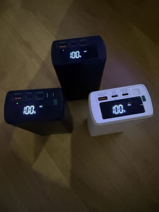 3 sztuki powerbankow