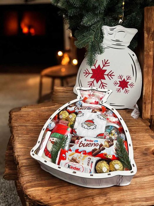 Подарунковий бокс на Новий Рік, Новорічний мішечок, післяплата