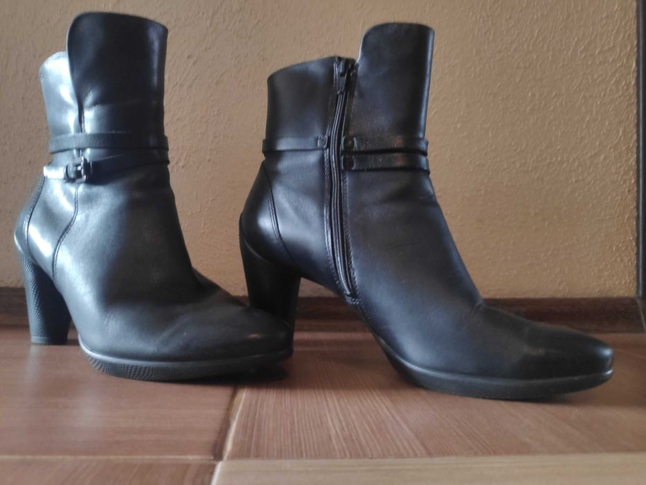 Botki damskie skórzane, Ecco, r. 41