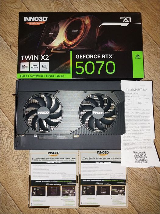 Видеокарта RTX 5070 Inno3D TVIN X2