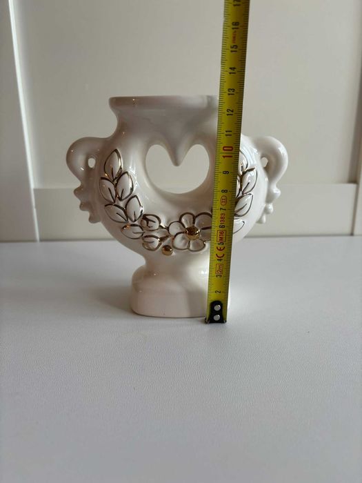 Szwecki świecznik ceramiczny