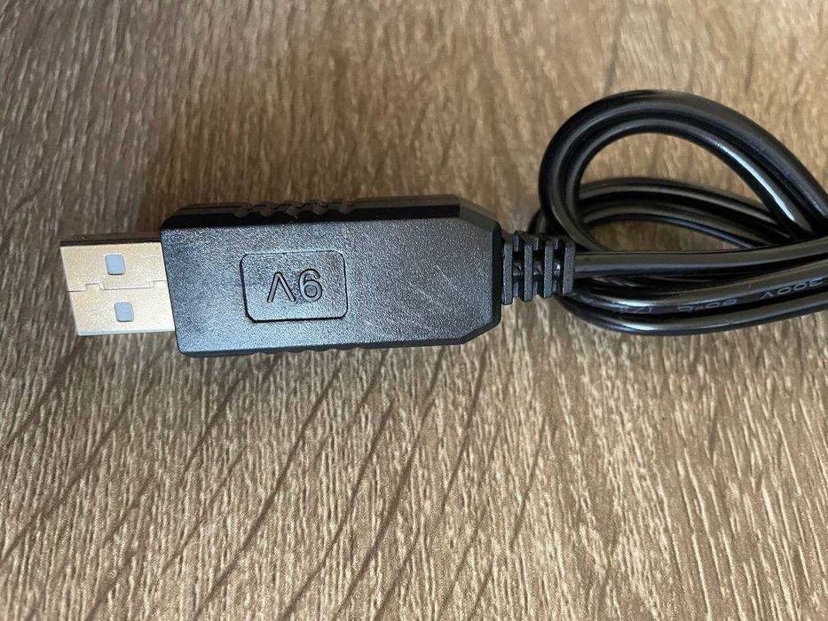 Кабель для роутера від повербанка на 12V,  9V і на 5V