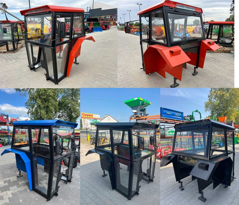 Kabina Ursus Kabina ciągnikowa z błotnikami/ kabina bez błotników C330 C-330 C360 C-360 MF235 MF255 T25 T-25 +wycieraczka / Dostawa całe PL --RATY--