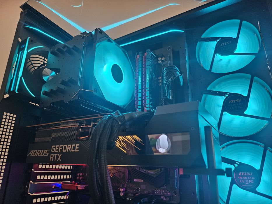 R5 5600X RTX 3080 Aorus 32 GB RAM 1 TB SSD komputer gamingowy aRGB