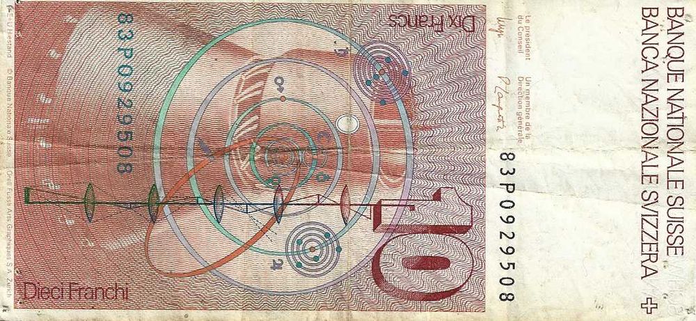 Notas antigas - Suiça