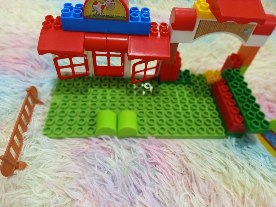 Zestaw klocków mochtoys - farma