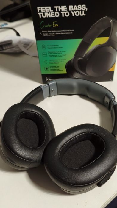 Skullcandy Crusher Evo Wireless czarne słuchawki