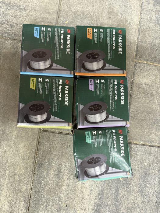 Drut spawalniczy parkside  5 szt