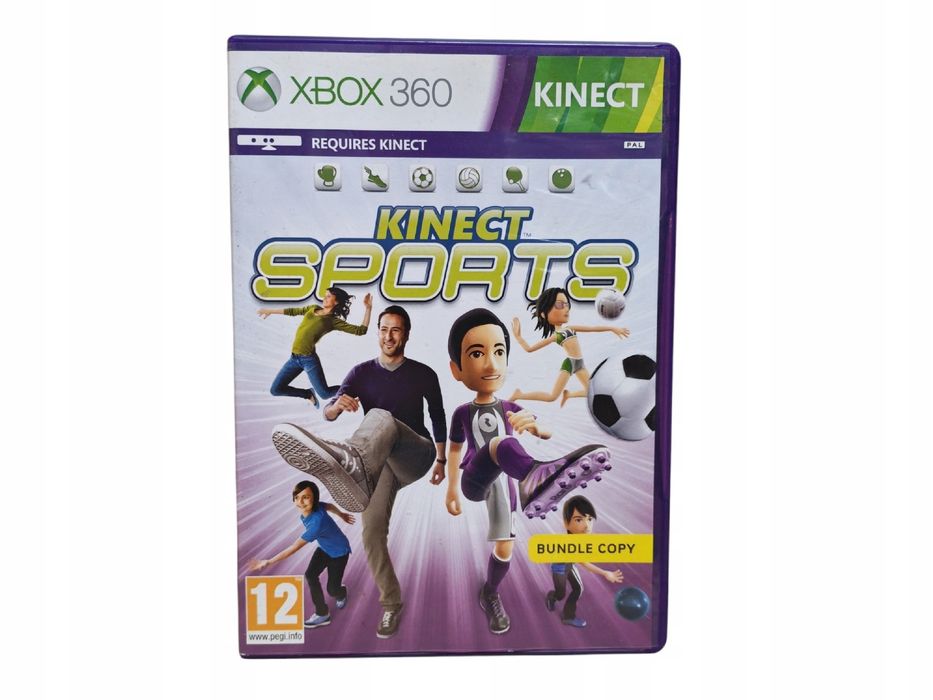 Kinect sports gra xbox 360 sportowa interaktywna kontroler kinect