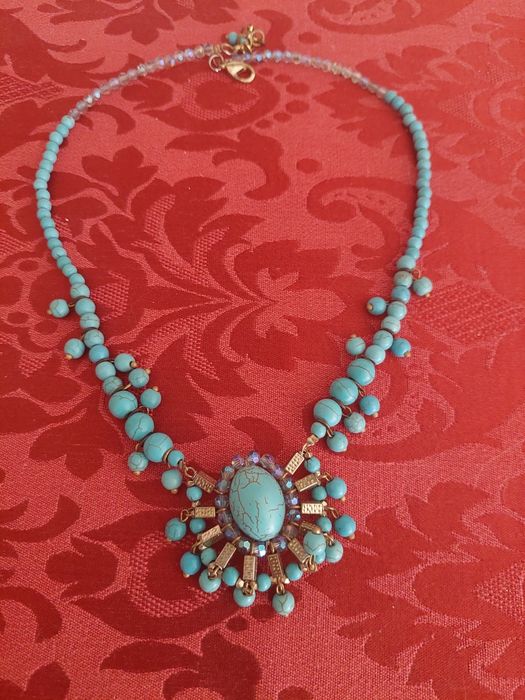 Colar em Turquesas Vintage