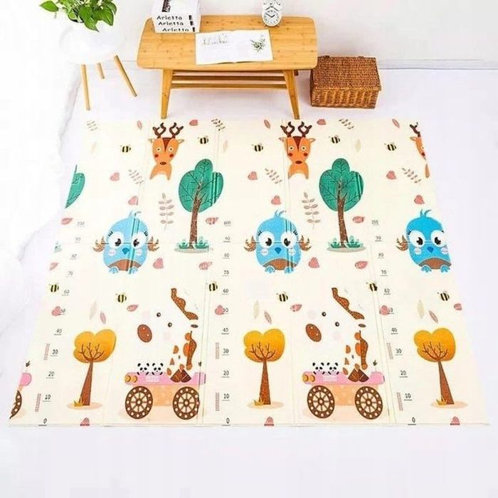 Mata edukacyjna piankowa dla dzieci 200x150cm miarka