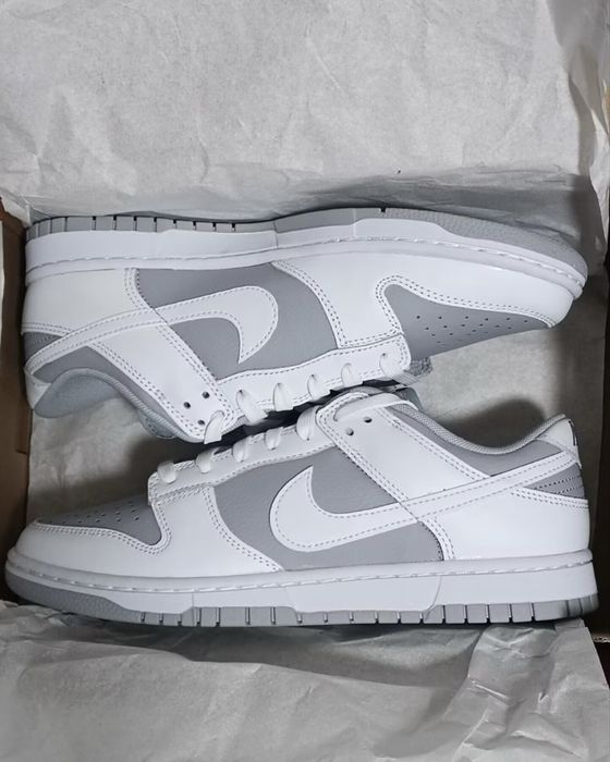 Кросівки Nike Dunk Low Retro White Grey Найк Данки Ретро сірі білі