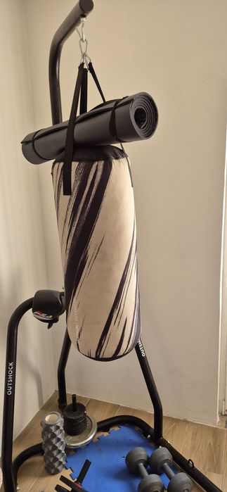 Saco de box mais luvas