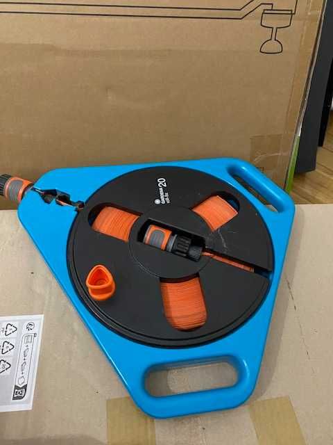 Gardena Classic płaski wąż roll-fix 20 oszczędzająca miejsce kaseta