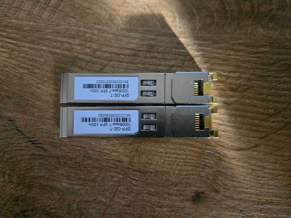 wkładka SFP na rj45 gigabitowa