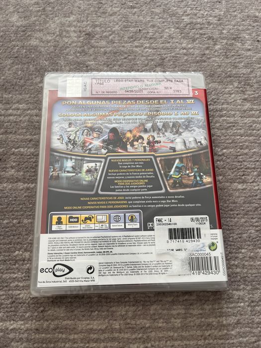 Jogo LEGO Star Wars The Complete Saga selado