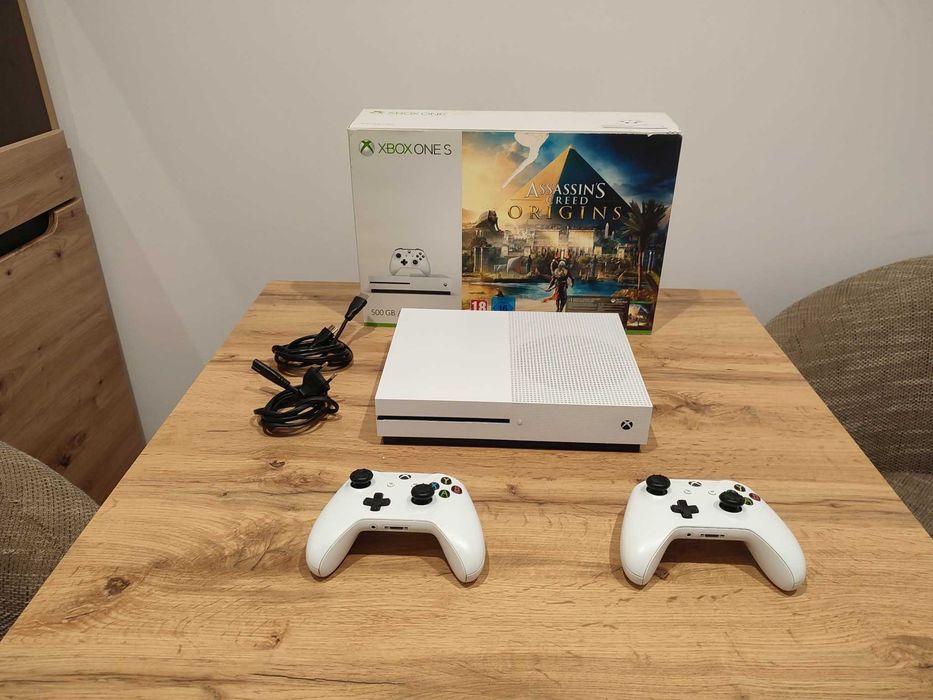 Okazja!!! Xbox one S 500GB +2 pady i sporo gier!! Super Stan! Gwarancja!