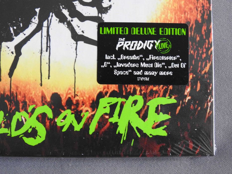 The Prodigy *Live World's On Fire* CD DVD 2011 Europe SEALED