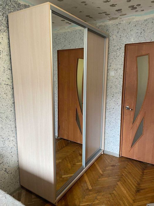 Шафа-купе дврдверна з дзеркалом, 150/60/220 см, Нова шафа купе