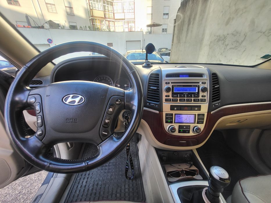 Hyundai Santa Fe 2007 – Diesel – 7 Lugares – Inspeção Feita & Pneus Novos