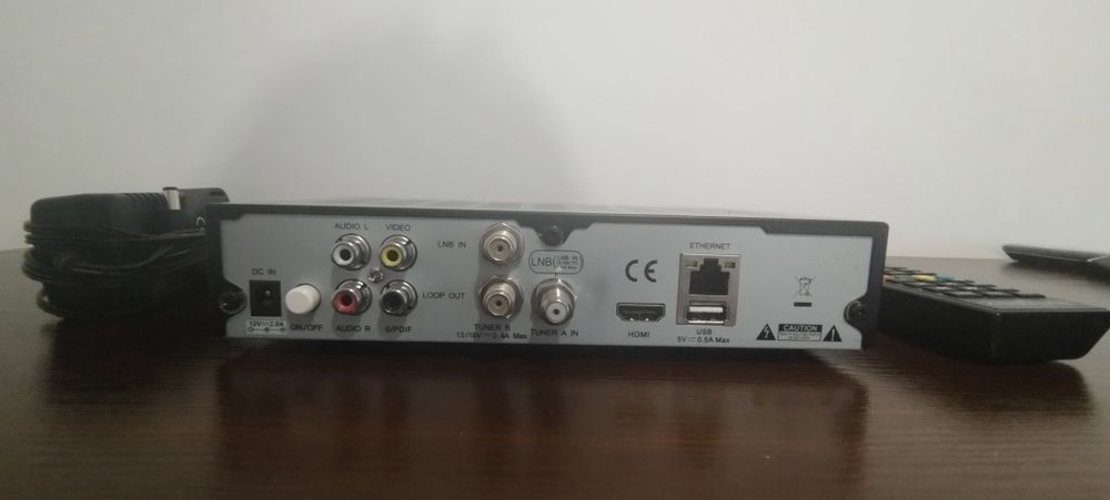 Tuner DVB-S2 Zgemma H.2S OpenATV (Enigma2)