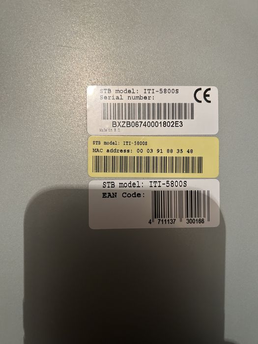 Dekoder telewizji cyfrowej ITI-5800S
