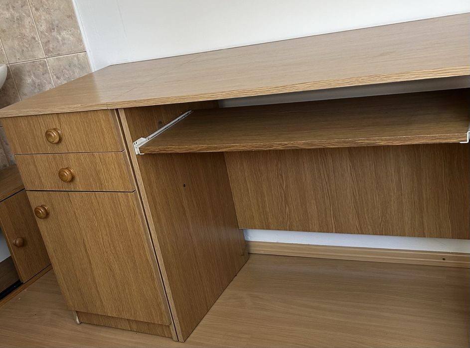 Biurko z dostawka 40 cm + 81 cm