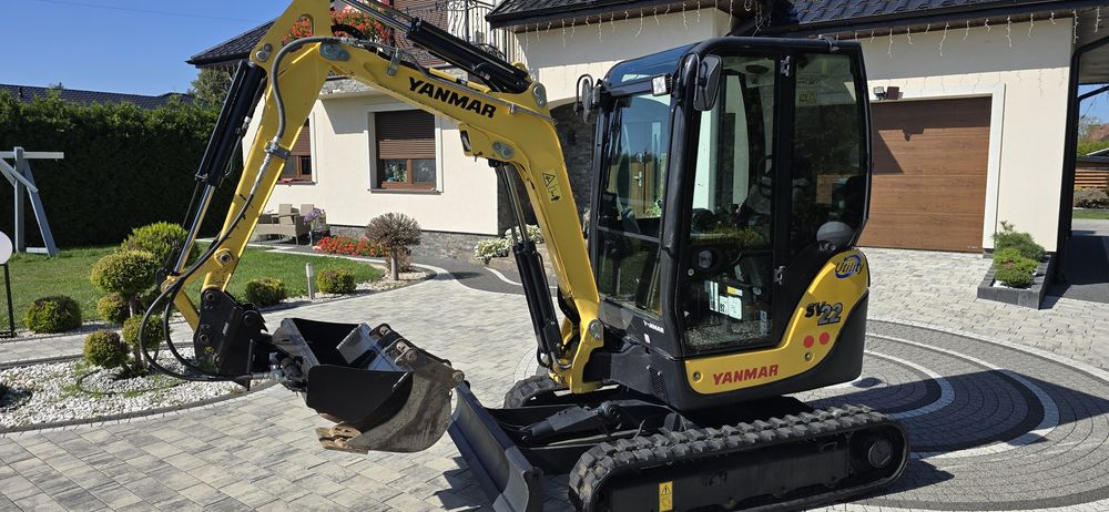 Minikoparka yanmar sv22 1Wlasciciel w Pl  Brutto  Mocna koparka